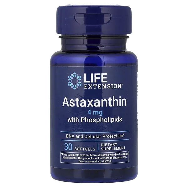 Life Extension Astaxanthin with Phospholipids, 30 Softgels