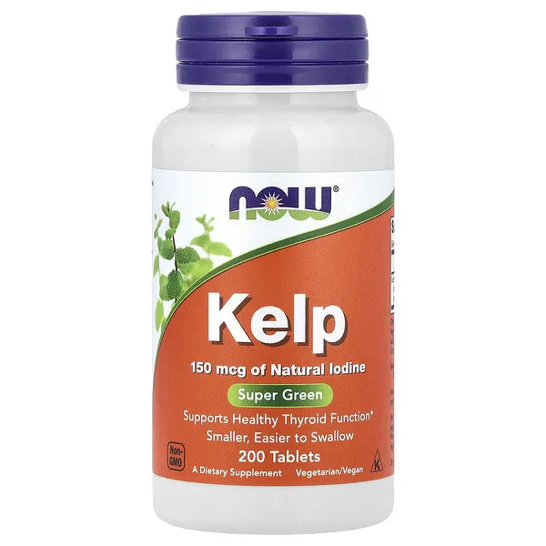NOW Foods Kelp, 150 mcg, 200 Tablets