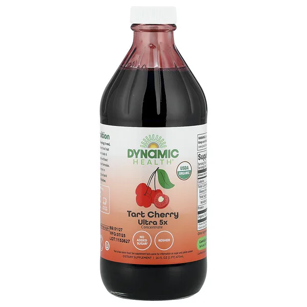 Dynamic Health Tart Cherry Ultra 5X Concentrate, 16 fl oz (473 ml)