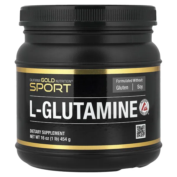 California Gold Nutrition Sport, L-Glutamine Powder, AjiPure®, Gluten Free, 1 lb (454 g)