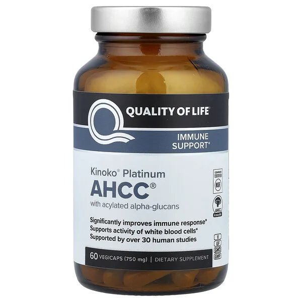 Quality of Life Kinoko® Platinum AHCC®, 60 Vegicaps