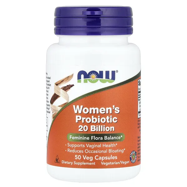 NOW Foods Woman's Probiotic, 20 Billion, 50 Veg Capsules