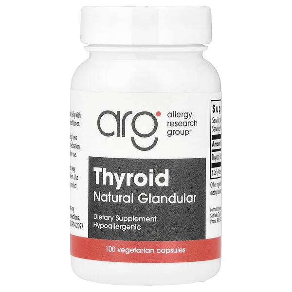 Allergy Research Group Thyroid, 40 mg, 100 Vegetarian Capsules