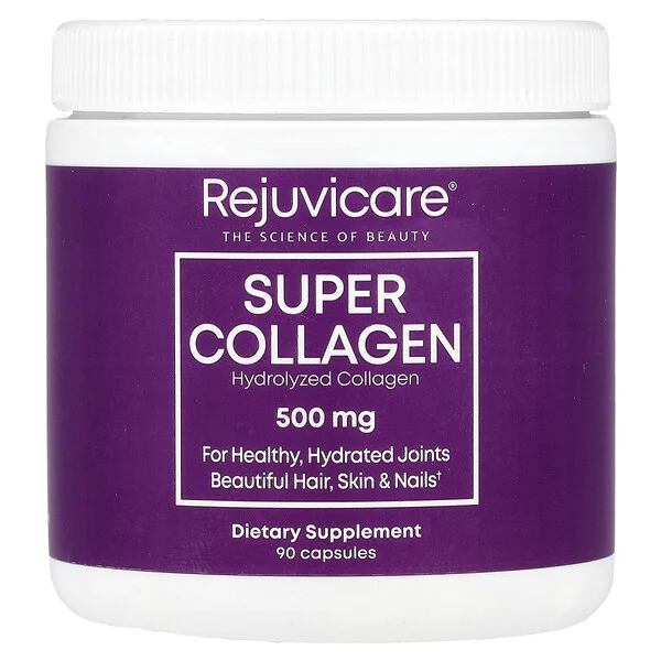 Rejuvicare Super Collagen, 500 mg, 90 Capsules