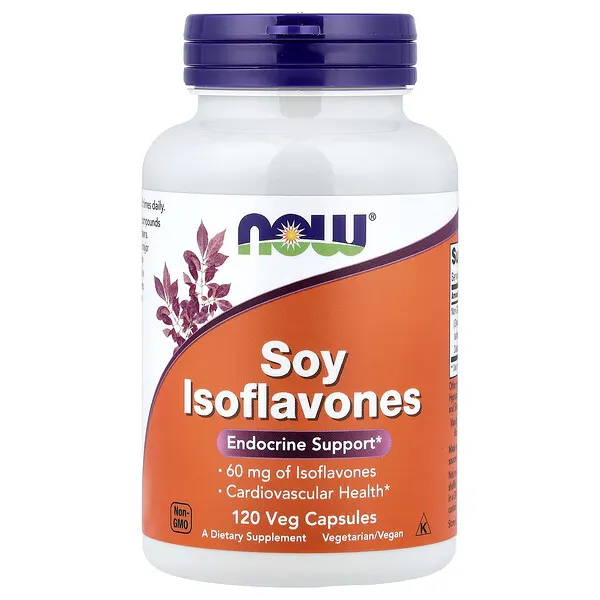 NOW Foods Soy Isoflavones, 120 Veg Capsules