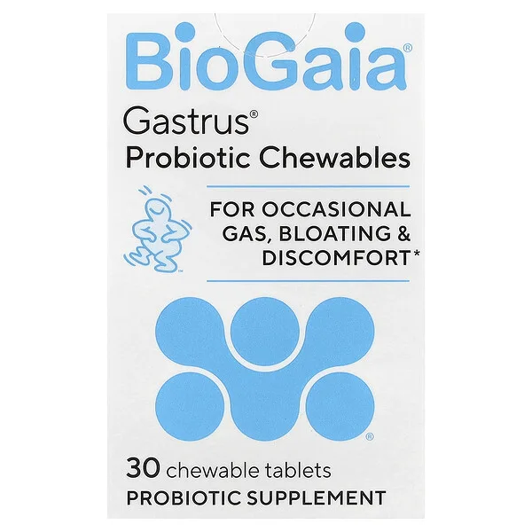 BioGaia Gastrus® Probiotic Chewables, 30 Chewable Tablets