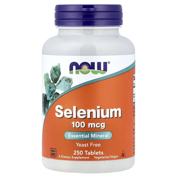 NOW Foods Selenium, 100 mcg, 250 Tablets