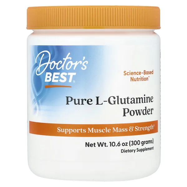 Doctor's Best Pure L-Glutamine Powder, 10.6 oz (300 g)