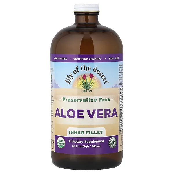 Lily of the Desert Aloe Vera Juice, Inner Fillet, 32 fl oz (946 ml)
