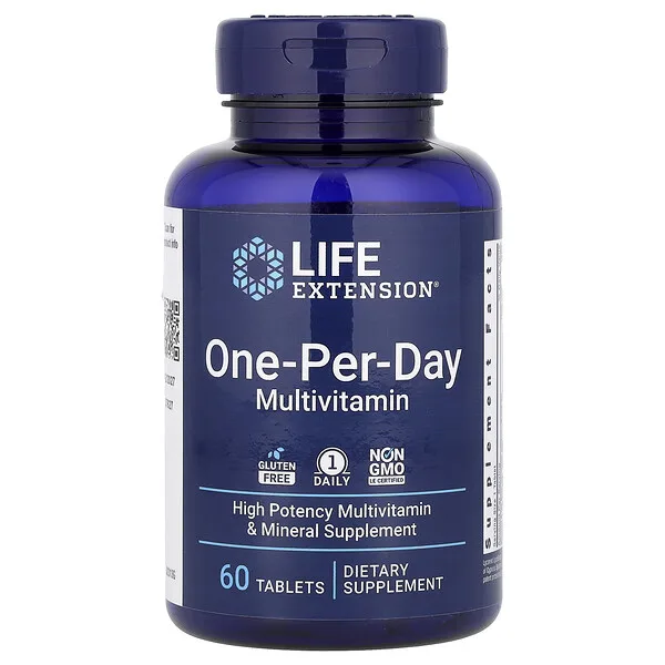 Life Extension One-Per-Day Multivitamin, 60 Tablets