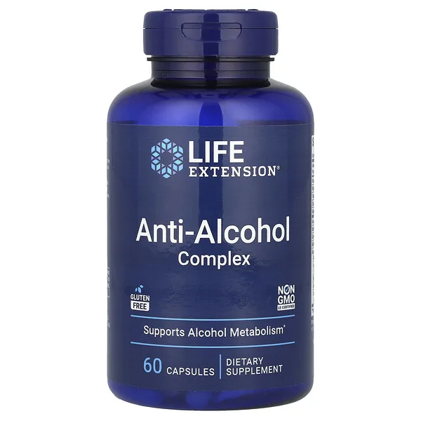 Life Extension Anti-Alcohol Complex, 60 Capsules