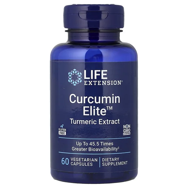 Life Extension Curcumin Elite™, Turmeric Extract, 60 Vegetarian Capsules