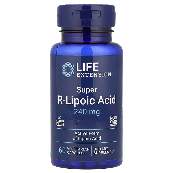 Life Extension Super R-Lipoic Acid, 60 Vegetarian Capsules