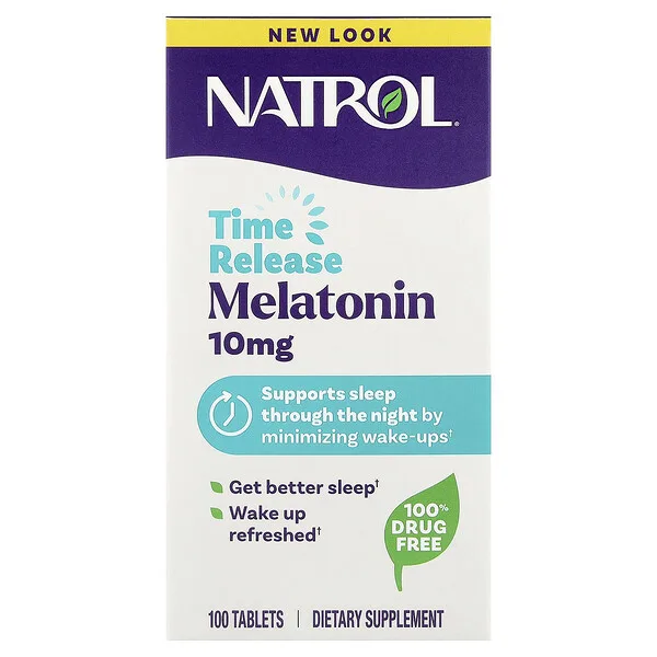 Natrol Melatonin, Time Release, 10 mg, 100 Tablets